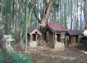 三社宮・八坂大神・三峯神社・水天宮の写真