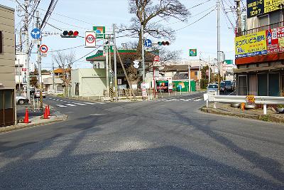 四街道十字路写真