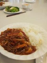 料理したビーフストロガノフの写真